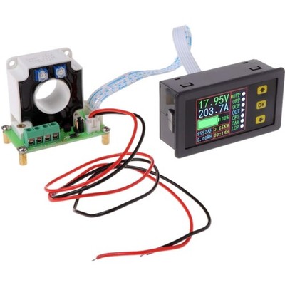 Digital DC Multimeter 0-90V 100A Strom Messgerät mit LCD Schutzfunktion Batte...