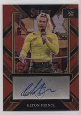 2023 Select WWE Signature Selections Red Prizm 47/49 Elton Prince Auto 18yu
