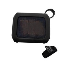 Shockproof Silicone Case for JBL Go 4 Bluetooth Speaker - Anti-Scratch Black
