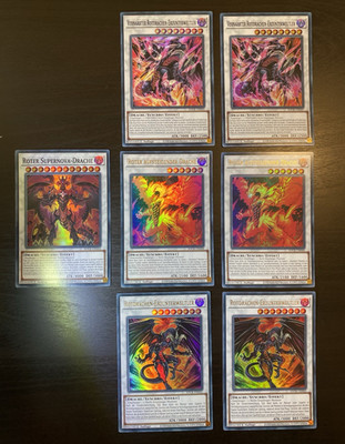 Yu-Gi-Oh! Rotdrachen-Erzunterweltler Set Roter Supernova-Drache