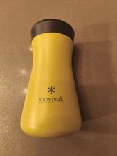 Snow Peak Yellow Tumbler Unused Display Item