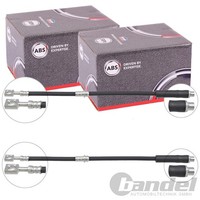 2X A.B.S. Bremsschlauch BremsschlÄUche 445Mm Vorne Passend FüR Opel Astra Meriva