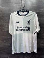 LIVERPOOL 2017/2018 AWAY FOOTBALL SHIRT NEW BALANCE SOCCER JERSEY SHIRT SIZE M