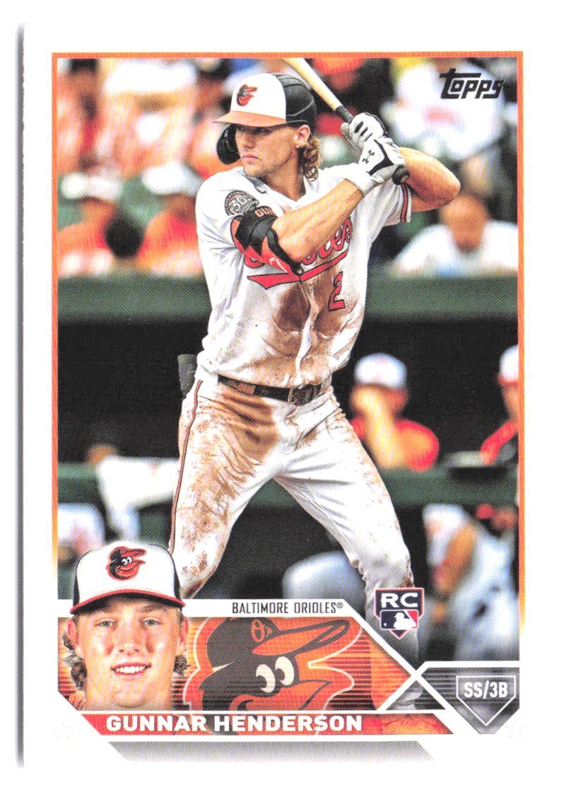 2023 Topps Series 1 - Gunnar Henderson #206 Rookie RC QTY AVAIL