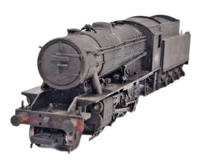 Bachmann 90230 WD Sparlok OO verwittert BR schwarz Dampf lauter Läufer ohne Karton.