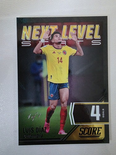 Panini Score Soccer 2021/22 - Luis Diaz Next Level 1 of 1, 1/1 - Near Mint