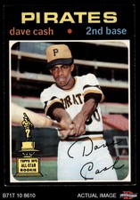 1971 Topps #582 Dave Cash Pirates ASR 6 - EX/MT