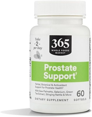 Holistic Prostate Support Softgels   60  Herbal Formula with Saw Palmetto
