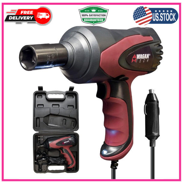 EL2257 12V DC Mighty Impact Wrench, 1/2 Inch 12 Volt Electri