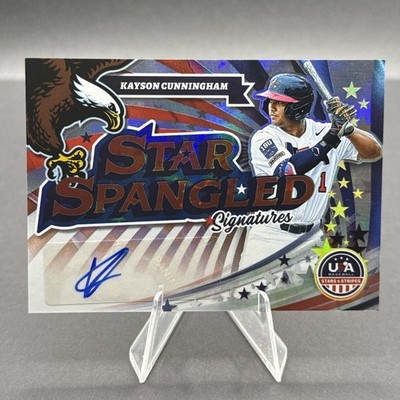 2025 Panini Stars and Stripes Kayson Cunningham Auto Star Spangled Signatures