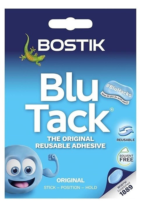 Bostik Blu Tack The original Reusable Adhesive Tack