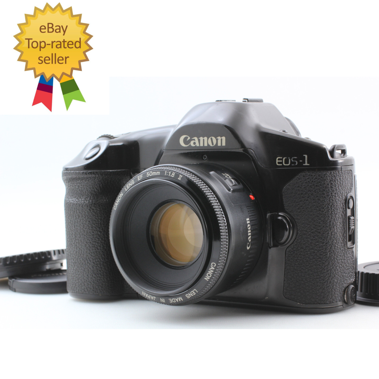 【EXC+5】 Canon EOS-1 EOS1 35mm SLR  AF EF 50mm F/1.8 II Film 