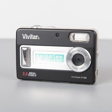 Vivitar Vivicam 5188 5MP digital compact camera - black