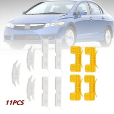 11x Windshield Roof Moulding Clips Repair Set For 07-11 Honda Civic 08 09 10 EAG