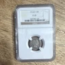 NGC F15 1914-D Barber Dime 10C Silver Business Strike Cert 3507482-129