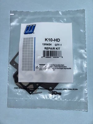 Genuine Walbro K10-HD K10HD Carburetor Kit *New*