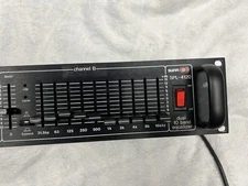 Sunn SPL 4120 Dual Band Graphic Equalizer And Manual Vintage Original USA