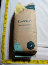 ECOPEACO. BAMBOO DIAPERS SIZE 5 27 LBS 