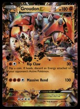 Groudon EX 85/160 Holo EX Rare Primal Clash Pokemon Lightly Played on eBay