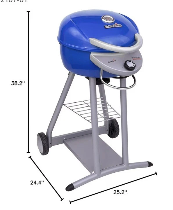 Parrilla eléctrica Char-Broil Patio Bistro 240 TRU-Infrared™ AZUL 20602107-01 Foto 3 de 4