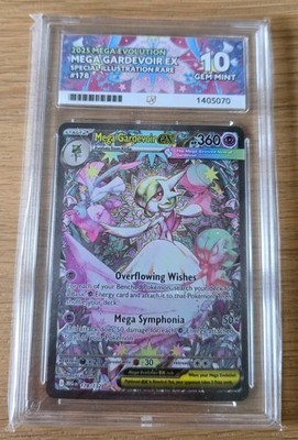 Mega Gardevoir EX MEG 178/132 Pokemon ACE 10 (PERFECT SUBGRADES)