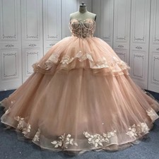 Pink Quinceanera Dresses Off Shoulder Ball Gown Sweet 16 Applique Birthday Party