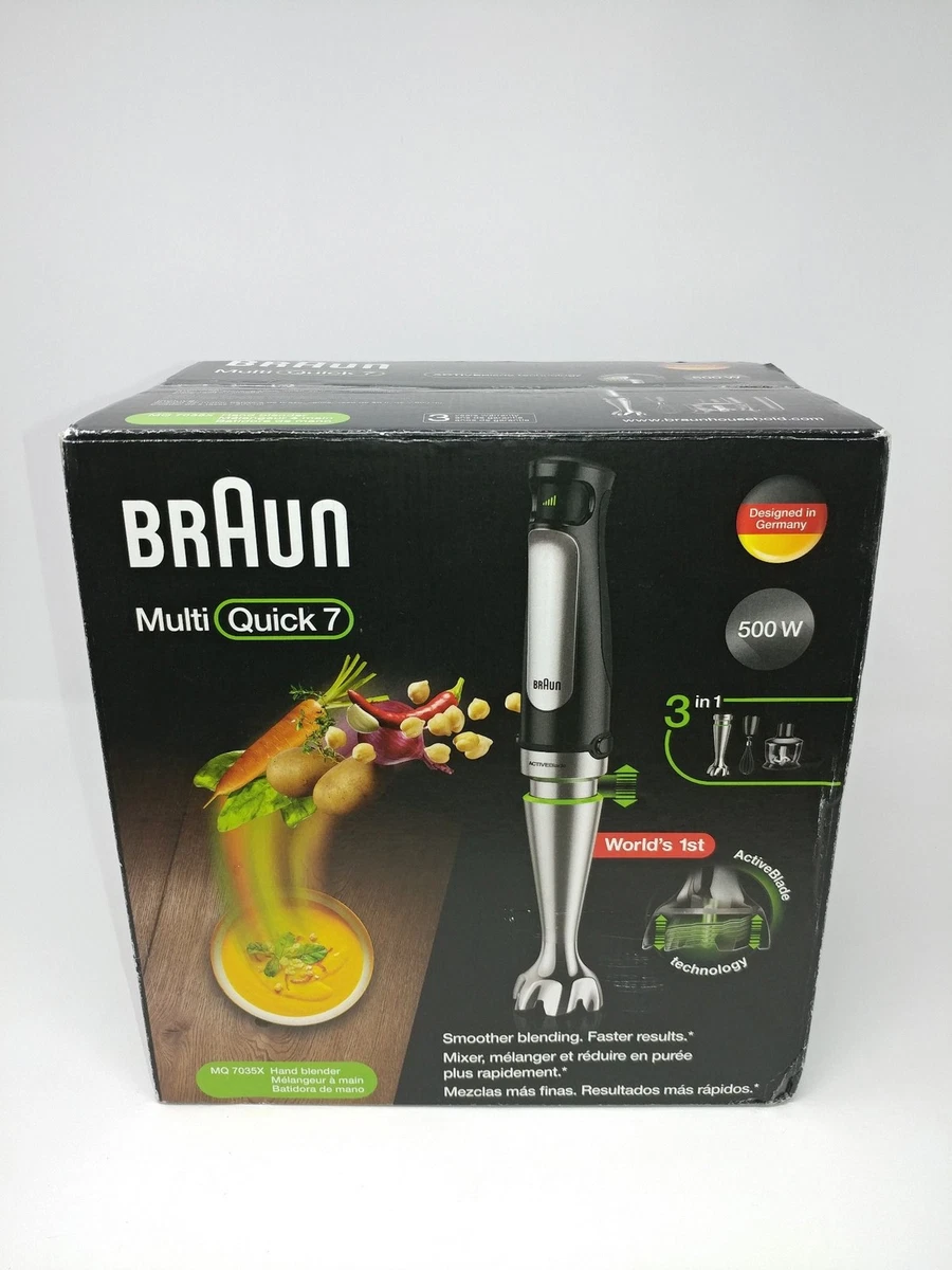 Braun MQ505Multiquick batidora de mano color negro - Yaxa