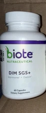 Biote Nutraceuticals DIM SGS + - Hormone + Detox 60 Capsules 03/26