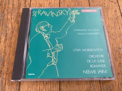 Stravinsky: Symphony in E flat, Violin Concerto / Mordkovitch / Jarvi (CD, 1993)