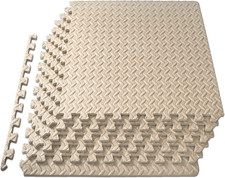 Exercise Puzzle Mat  -Inch, EVA Interlocking Foam Floor Tiles for Home Gym, Work