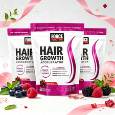 3Pack Hair Growth Soft Chews Thicker Stronger...