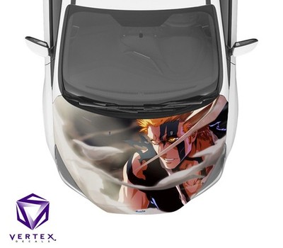 Bleach Anime Hood Wrap Weatherproof Vinyl Decal 50''X60''