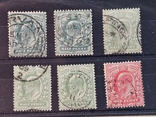 GB  Small Selection of 4 Edward VII used stamps