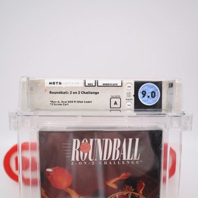 NES Nintendo ROUNDBALL 2 ON 2 CHALLENGE - WATA GRADED 9.0 A! NEW Factory Sealed!