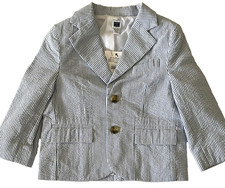 NWT Janie and Jack 18 24 M Seersucker Suit Blazer Jacket Seaside Celebrations