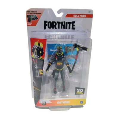 Fortnite Hotwire Solo Mode Series 25 #278 4'' Figure Jazwares w Virtual Code