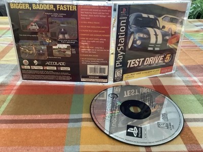 Test Drive 5 Used PlayStation 1 1998 PS1 Racing Fun Black Label Free USA Ship