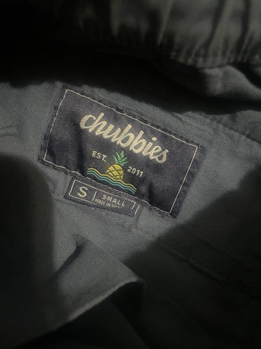Chubbies pantaloncino uomo piccolo blu elasticizzato vita 5,5" tasche golf chino piatto davanti - Foto 5 di 5