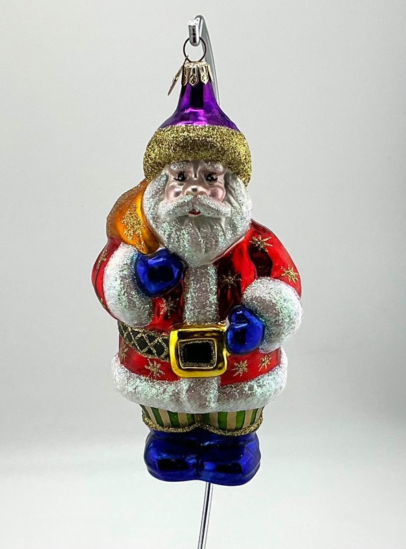 RADKO COBURG SANTA GLASS CHRISTMAS ORNAMENT 00-449-0