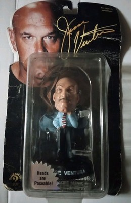 Jesse Ventura Little Big Heads Action Figures Governor NEW IN SEALED PACKAGE