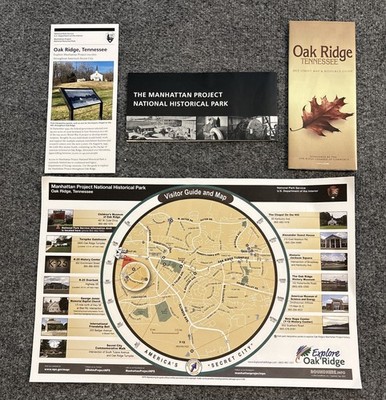 LOT - Manhattan Project National Historic Park, Oak Ridge TN, Map, NPS Brochures