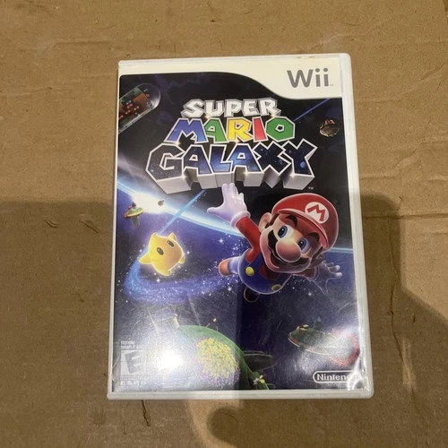 Super Mario Galaxy (Nintendo Wii, 2007) CIB Complete In Box w/ Manual  Tested