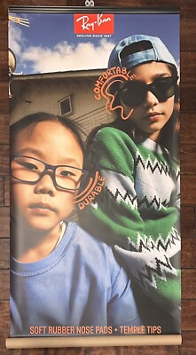Ray-Ban Vinyl - Double Sided Display, Window & Store Display. BRAND  NEW