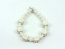 Baby Necklace G1 My Little Pony Vtg 1980s Hasbro White Pink Letters Heart Throb