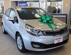 22" Big Green Magnetic Car Bow - Made In USA
