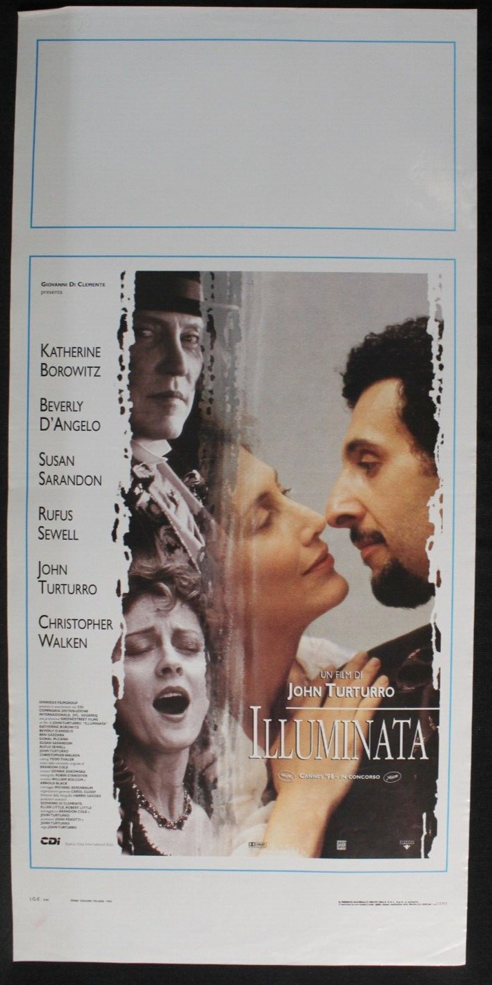 Locandina originale film Illuminata (1998) - Regia di John Turturro