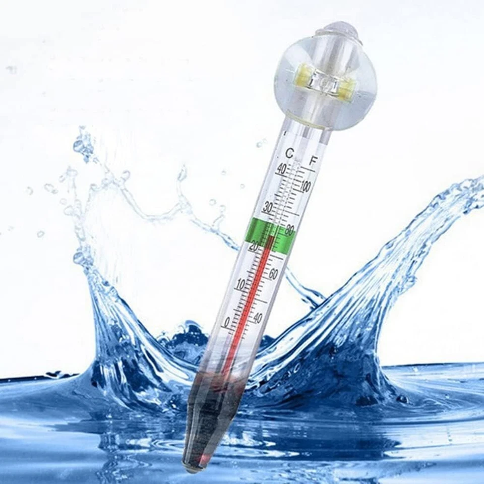 1-3 fish tank aquarium thermometer glass mount suction cup floating temperature - Image 3 of 4