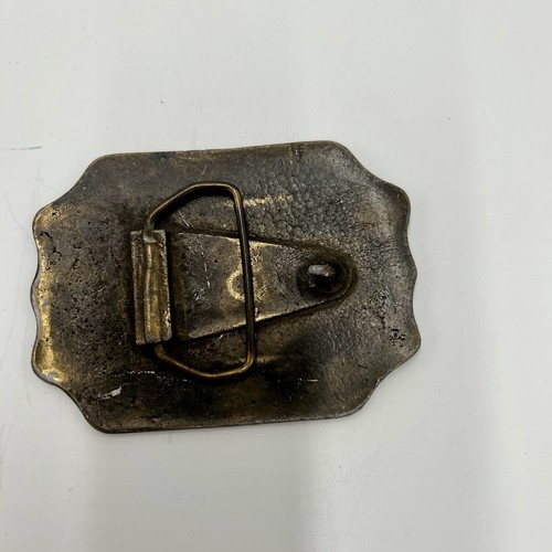 Lot of 3 Vintage belt buckles, Ford Club, Livingston Wells & Co America;s Heros - Picture 7 of 8