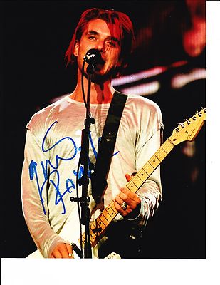 BUSH GAVIN ROSSDALE SIGNED LONG HAIR 8X10 | eBay