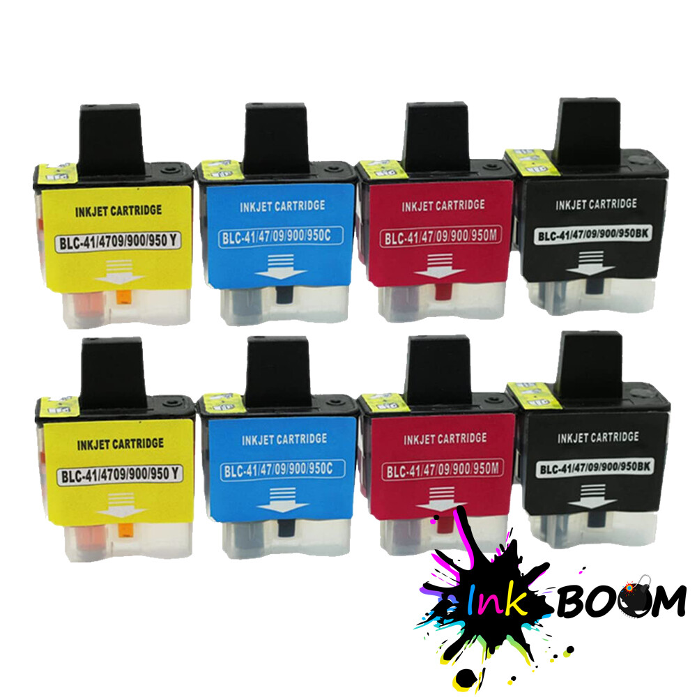 8 Ink Cartridge fits Brother LC41 MFC-210C 3240C 420CN 5840CN IntelliFax-2440C